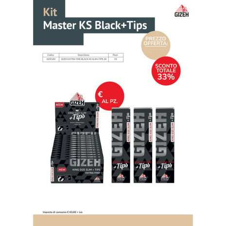  - NDW KIT GIZEH MASTER KS BLACK+TIPS