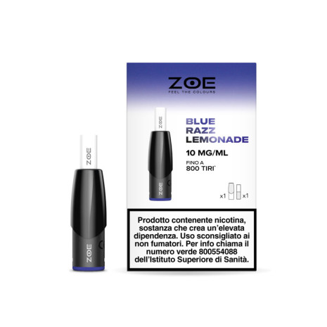  - ZOE POD - BLUE RAZZ LEMONADE 10MG