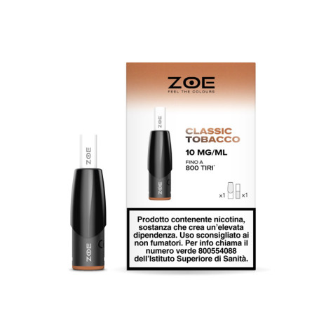  - ZOE POD - CLASSIC TOBACCO 10MG