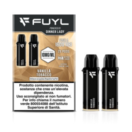 PRODOTTI LIQUIDI - FUYL - FUYL PODS - VANILLA TOBACCO 10MG