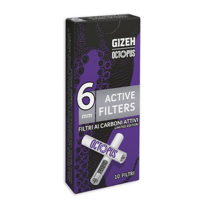 GIZEH ACTIVE FILTER 6MM OCTOPUS